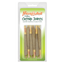 Packaged catnip joints in a green and white container.