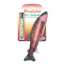 A packaged Meowijuana "Get Smoked" rainbow trout refillable catnip toy with a vial of premium catnip.