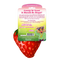 Back of packaging for Meowijuana strawberry toy, emphasizing its ability to alleviate boredom and elevate feline well-being.