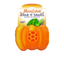 Pumpkin-shaped treat dispensing toy with a refillable treat ball, featuring Meowijuana premium catnip.