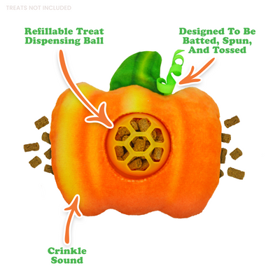 Pumpkin Treat Dispensing Toy Bundle