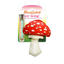 Red and white-spotted mushroom cat toy packaged with premium catnip and labeled 'Get Sprung' by Meowijuana.