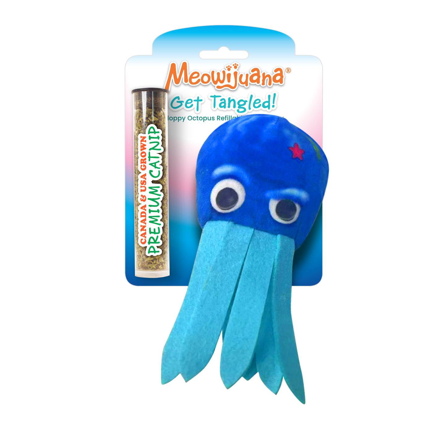 Get Tangled Floppy Octopus Refillable Toy